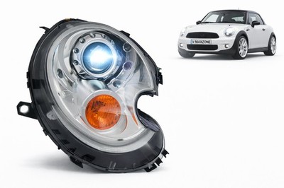 Left Headlight for Mini Clubman Coupe Roadster VP1384L Chrome Yellow LHD
