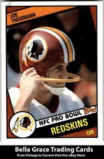 1984 Topps Joe Theismann #390 Washington Redskins NFL Football