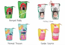 EY  Thirty One Bulk Hide Peek Pouch Pen Cosmetic Storage Organizer Bag 31 