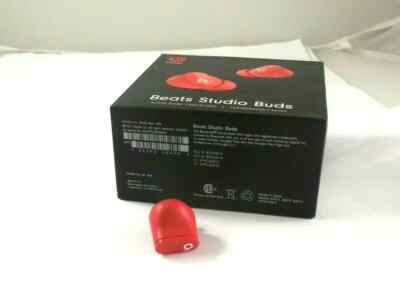 Beats Studio Buds Totally Wireless Left Side ONLY Replacement- RED
