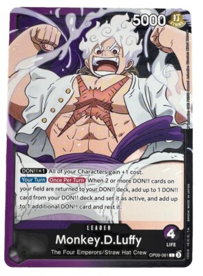 Monkey D. Luffy OP09-061 L Emperors in the New World - ONE PIECE