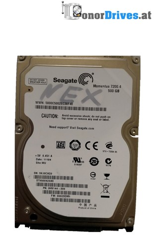 Seagate ST9500420AS- 500 GB - SATA - 9HV144-300 - PCB 100565308 Rev. A*
