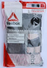 Reebok #11163 NEW Women's Performance Training 4 Seamless Boyshort Underwear