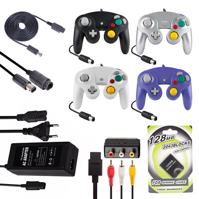 Nintendo GameCube Zubehör-Set Auswahl     Controller Netzteil AV-Kabel Memory