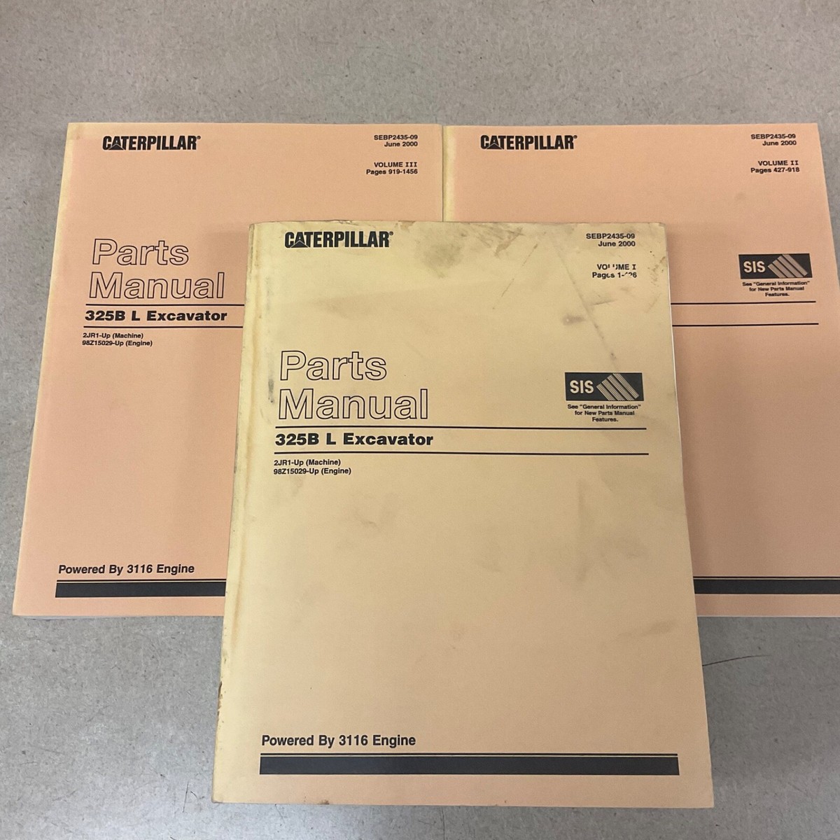 Y*A様 CATERPILLAR 325B 325B L 部品カタログ CAT Caterpillar 325B L PARTS MANUAL BOOK CATALOG LIST HYD