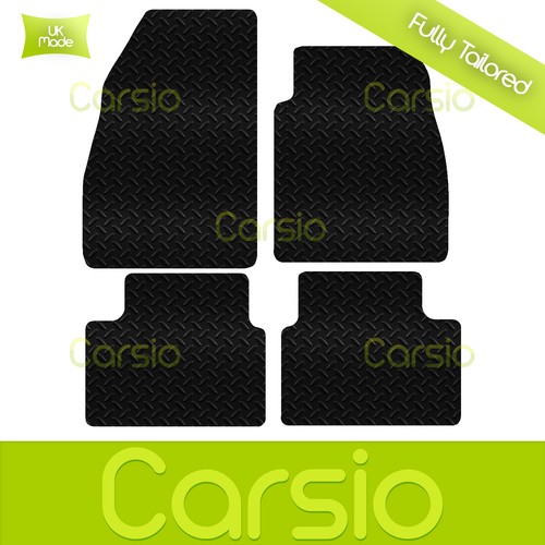 Black Fully Tailored Rubber Car Floor Mats For Vauxhall Insignia 2013