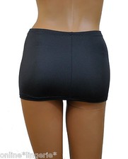 Mini Micro Skirt Stretch Dark School Grey Charcoal 10" Short Clubwear Party CS23
