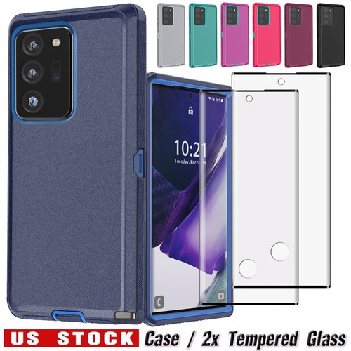 For Samsung Galaxy Note20/Note20 Ultra Rugged Hybrid Case Cover Screen Protector - $12.99