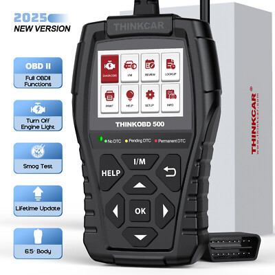 2025 THINKOBD 500 OBDII Code Reader EOBD Car Check Engine Fault Diagnostic Tool