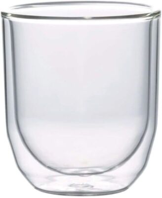 Typhoon Cafe Concept Doppelwandiges Glas Espresso 120ml Flüssigkeiten warm & kalt halten