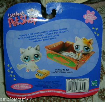 Littlest Pet Shop 2 Kittens Cats with Box NIP 2004 Release Rare | eBay
