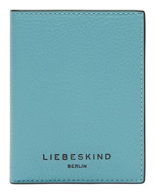 LIEBESKIND BERLIN Hilla Small Pebble Arcie Card Etui XS Kartenetui Petrol Blue