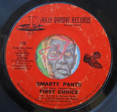 HEAR First Choice 45 Smarty Pants / One Step Away PHILLY GROOVE soul R&B