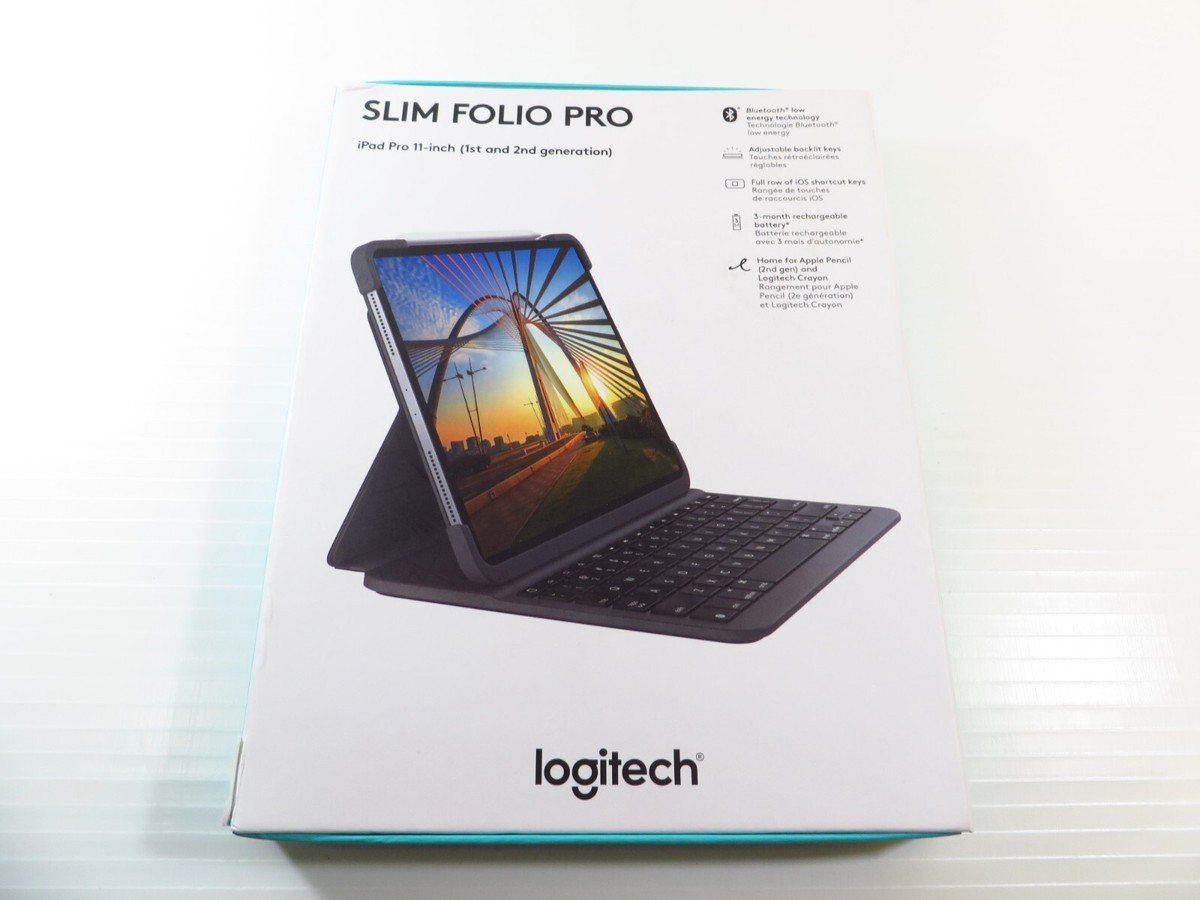 Logitech Slim Folio Ipad Pro 11 Folio Keyboard Keyboard Logitech