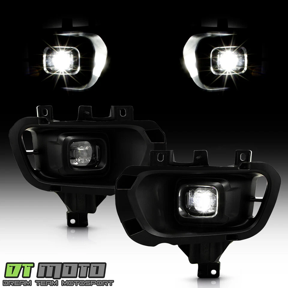 2019-2023 Ford Ranger Full LED Fog Lights Bumper Lamps w/Switch 19-23 Left+Right - Image 2 of 4