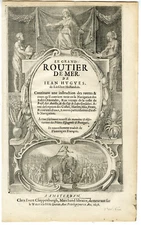 Antique Print-LINSCHOTEN-TITLE-SEA-VOYAGE-Deutecum-Linschoten-1599