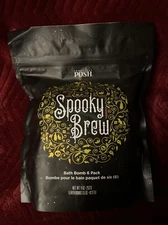 Perfectly Posh SPOOKY BREW Fizi Bath Bomb 6 Pack (Jasmine Sage Plum )