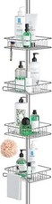 Rustproof Corner Shower Basin and Bathroom Corner Shower Organiser