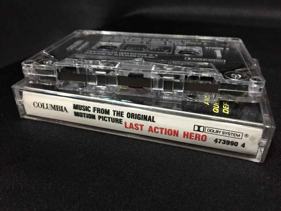 Last Action Hero Soundtrack Cassette Tape Alice In Chains Megadeth AC/DC Anthrax - Image 2 of 3