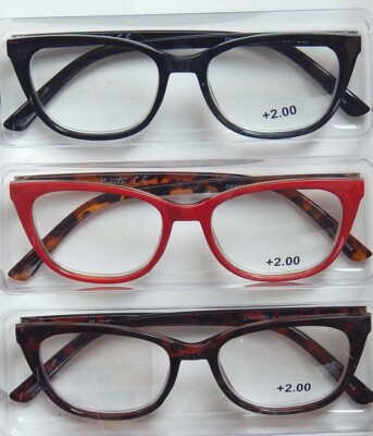 NANETTE LEPORE 3 PACK PREMIUM READING GLASSES READERS +1.50+  display picture 3