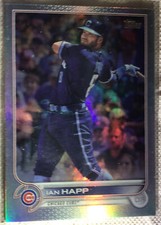 2022 Topps Series #1 RAINBOW FOIL Parallel Chicago Cubs #143, Ian Happ  ⚾️