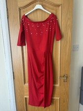 long red evening dress size 12