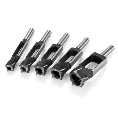 WOODRIVER 5-Piece Plug & Tenon Cutter Set