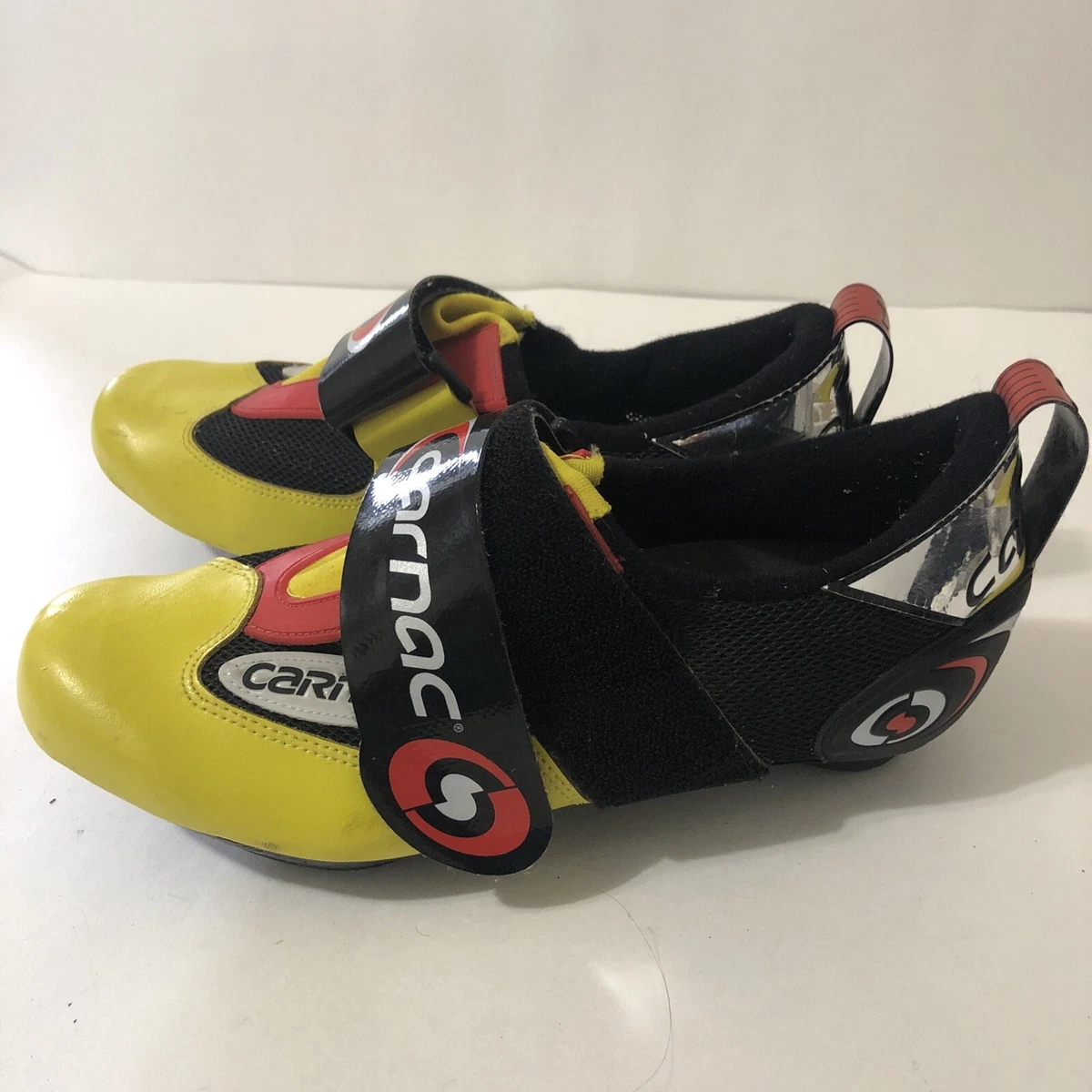 Chaussures Vélo Carnac – Carbone – Taille 39 – SPD – Blanc – Fait En France (occasion)