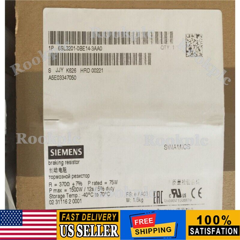 SIEMENS 6SL3201-0BE14-3AA0 6SL32010BE143AA0 NEW IN BOX FREE FEDEX SHIPING