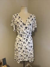 RED BERRY  WRAP DRESS..SIZE L…AS NEW COND.