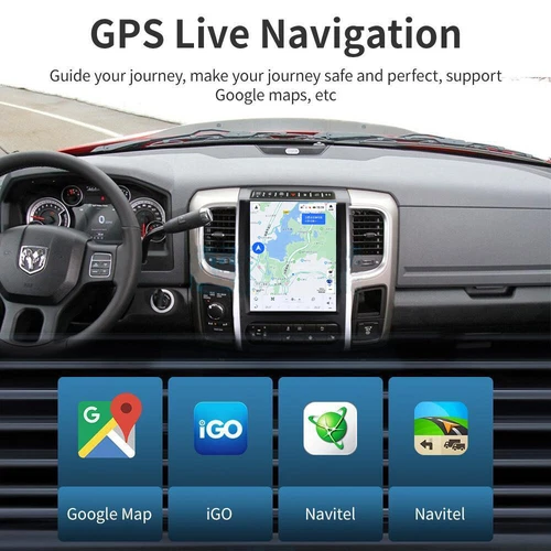 12.1" Car Stereo Radio For Dodge RAM 2013-2019 GPS Head Unit Wireless Carplay - Bild 6 von 6