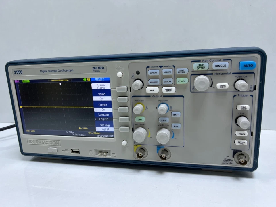 B&K Precision 2556 200 MHz, 2 GSa/s, 2 Channel Digital Storage Oscilloscope - Image 4 of 4