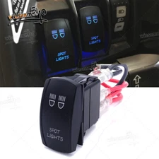 For Honda Ram ATV UTV "SPOT LIGHTS"Fog Light DRL Rocker Switch Toggle+Jump Wire