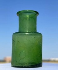Pre-1900s Antique Old inkwell. Ink bottle