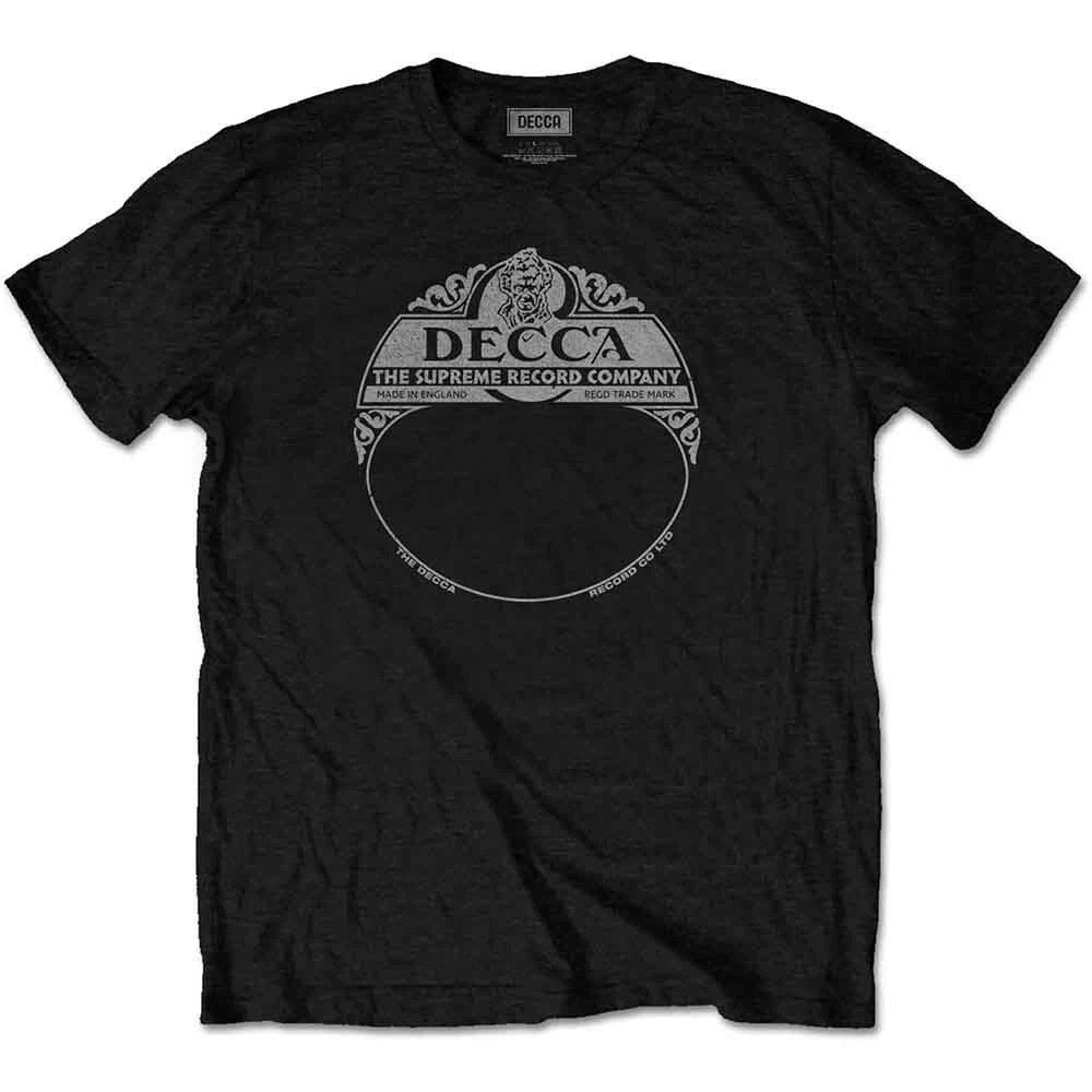 Decca Records Supreme Label Officiële T shirt voor mannen