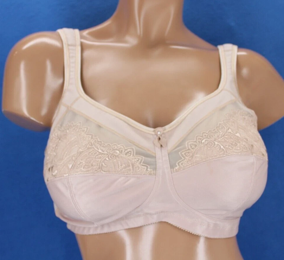 Amoena 0948 Isadora SB Wireless Unlined Mastectomy Bra Size 38D #E5369 - Image 2 of 4
