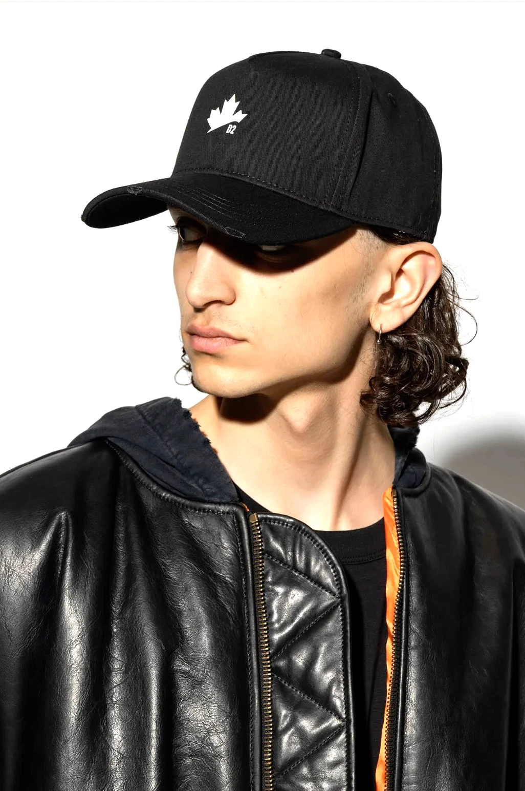 Dsquared2 D2 Baseball Cap Maple Leaf Icon Cap Hat Cap Baseball Cap