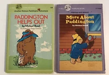 2 Vintage Paddington PB Books More About Paddington Paddington Helps Out