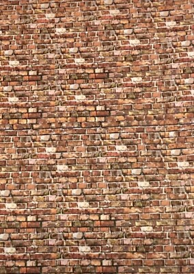 1/10 1/12 Mossey Brick Walling (5 Blatt) Portrait 0174