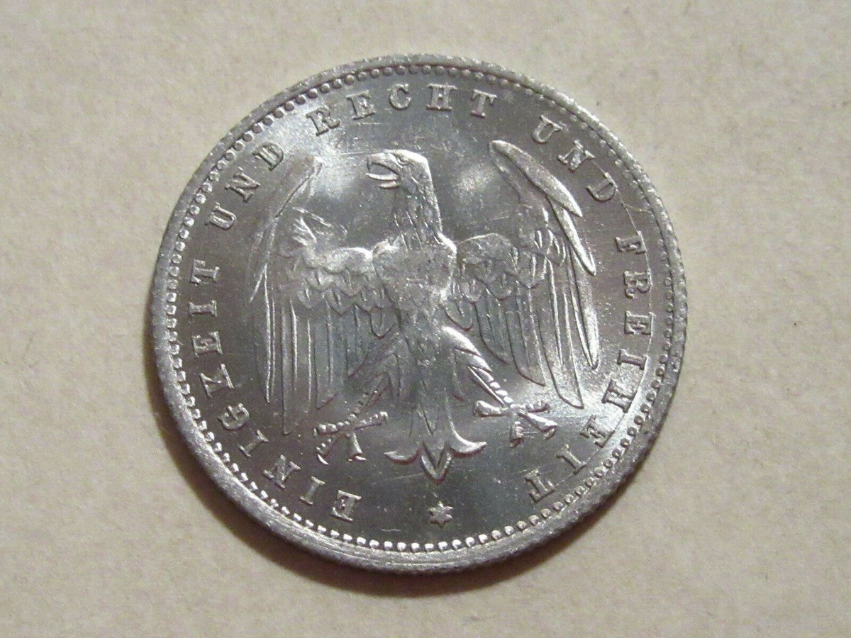 Germany 1923-A 200 Mark Coin Weimar Republic KM#35 AU/Unc high