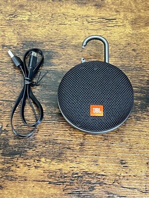 JBL Clip 3 Black Portable Bluetooth Speaker READ DESCRIPTION | eBay