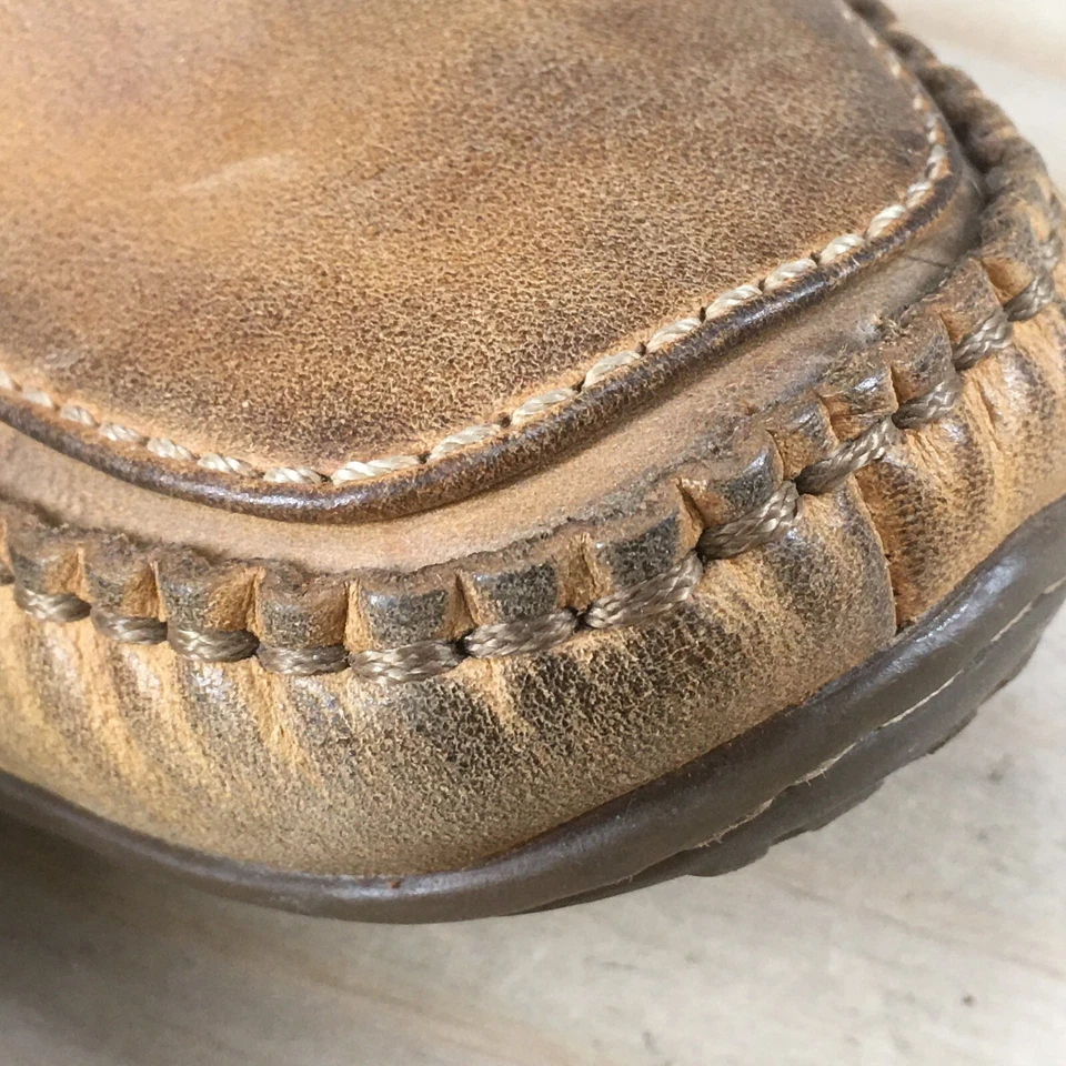 Timberland Zapatos Mujer 7 Informales Mocasines Puntera Sin usar, en caja Cuero Marrón Planos Sin cordones Foto 4 de 4