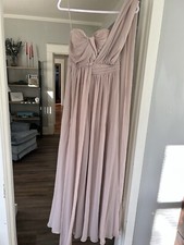 Birdie Gray Taupe Bridesmaid Dress, Difference Styles, Flowy, Comfortable