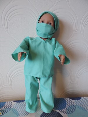 Schnittmuster zur Herstellung von Scrubs medizinischem Outfit für Our Generation Puppe von Battat