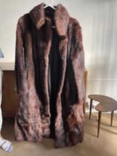 Marmot Real Fur Coat Long Womens