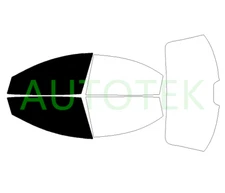 PreCut Film Front 2 Door Window Any Tint Shade For Chrysler LHS Sedan 1998-2002