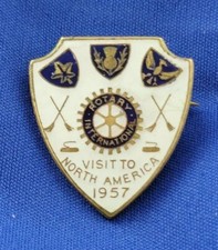 Scotland s Curling Fellowship of Rotarians visit to North America 1957 Door Pin