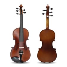5 String Electric Violin 4/4 Spruce Maple Acoustic Violin Case Bow Ebony Parts