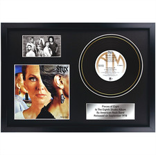 Styx &ndash; Pieces Of Eight / Rock Memorabilia / LP / Souvenir in black frame / decor