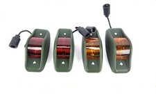 Hmmwv Side Marker Light Kit 4 Led Military Truck 24v Humvee M35a2 Lmtv Green Hmmwv Side Marker Light Kit 4 Led Military Truck 24v Humvee M35a2 Lmtv Green